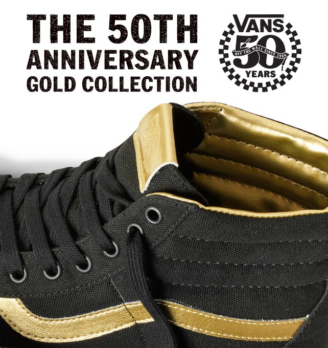 Edición especial VANS 50TH Anniversary Gold Collection – HIGHNESS MAGAZINE